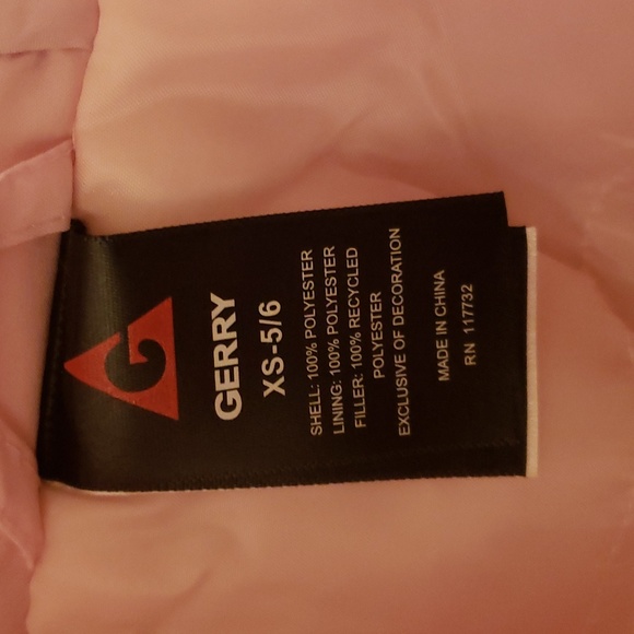 Gerry Girls Rose Mist Pink Hooded Jacket Coat SZ XS- 5/6 Warm Without the Weight - Picture 7 of 10
